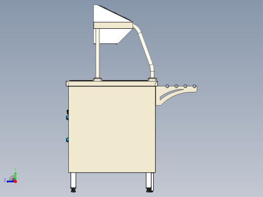 B3004161-快餐保温菜品柜右视缩略图