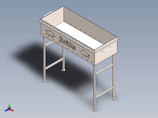 烧烤炉(14)正等轴测缩略图