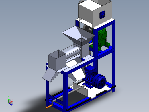 草药磨碎过滤机