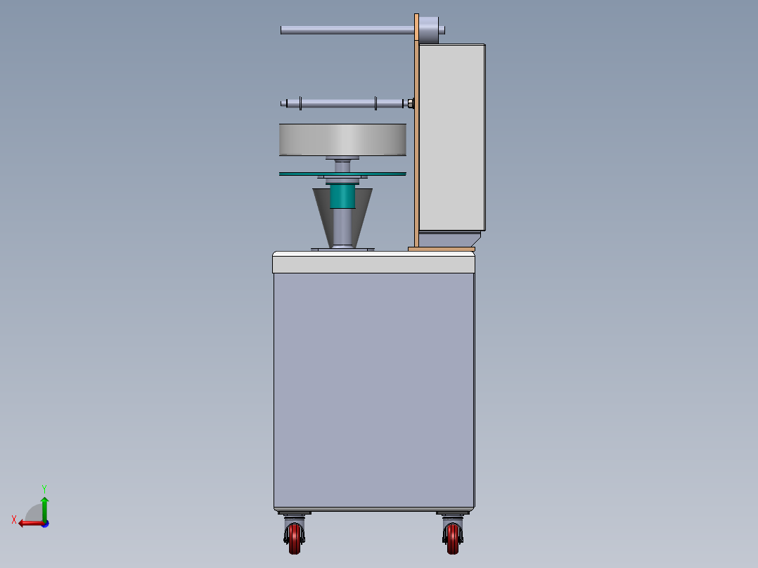 双联凸轮驱动同步定中夹紧热封+双联凸轮驱动同步夹紧后视图