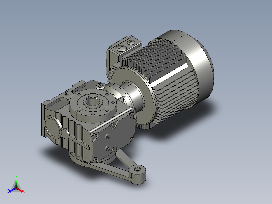 SEW电机 SA57TDT90S4主视图