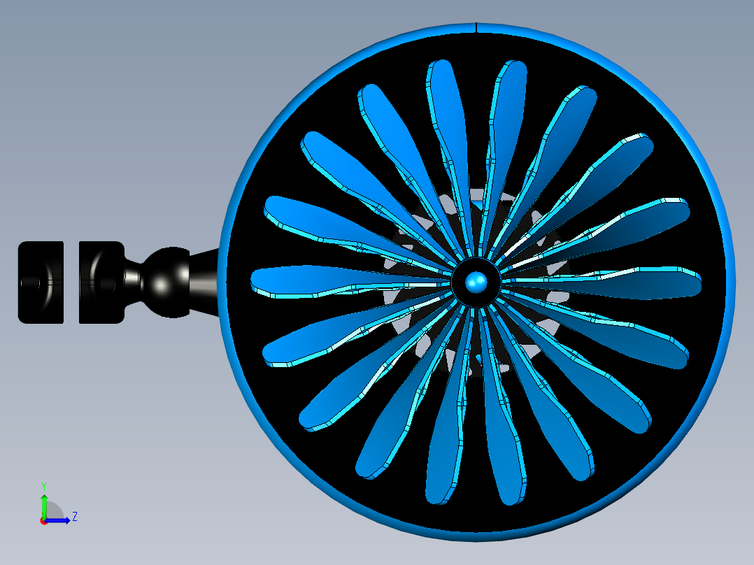 风力手机充电器11左视图