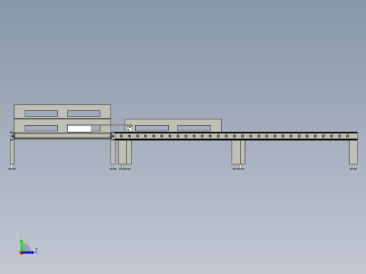 托盘上料输送线左视缩略图