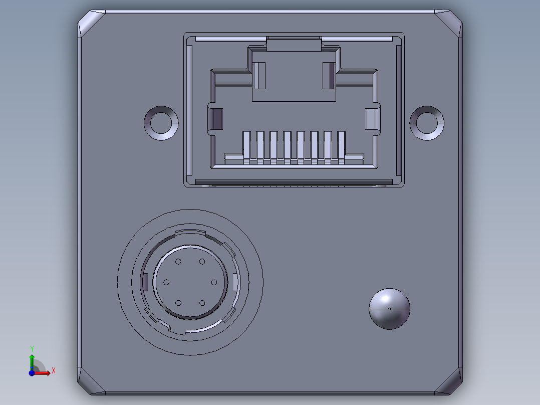 相机HK系列50-2000w像素前视图