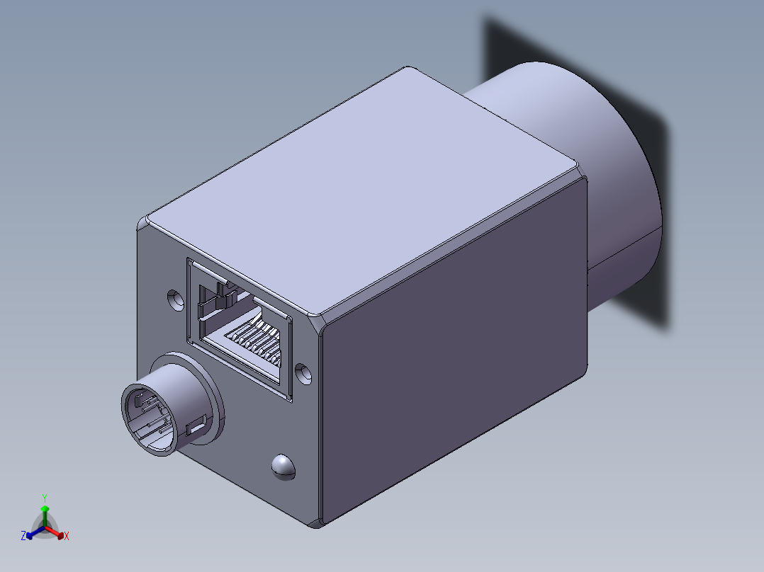 相机HK系列50-2000w像素正等轴测图