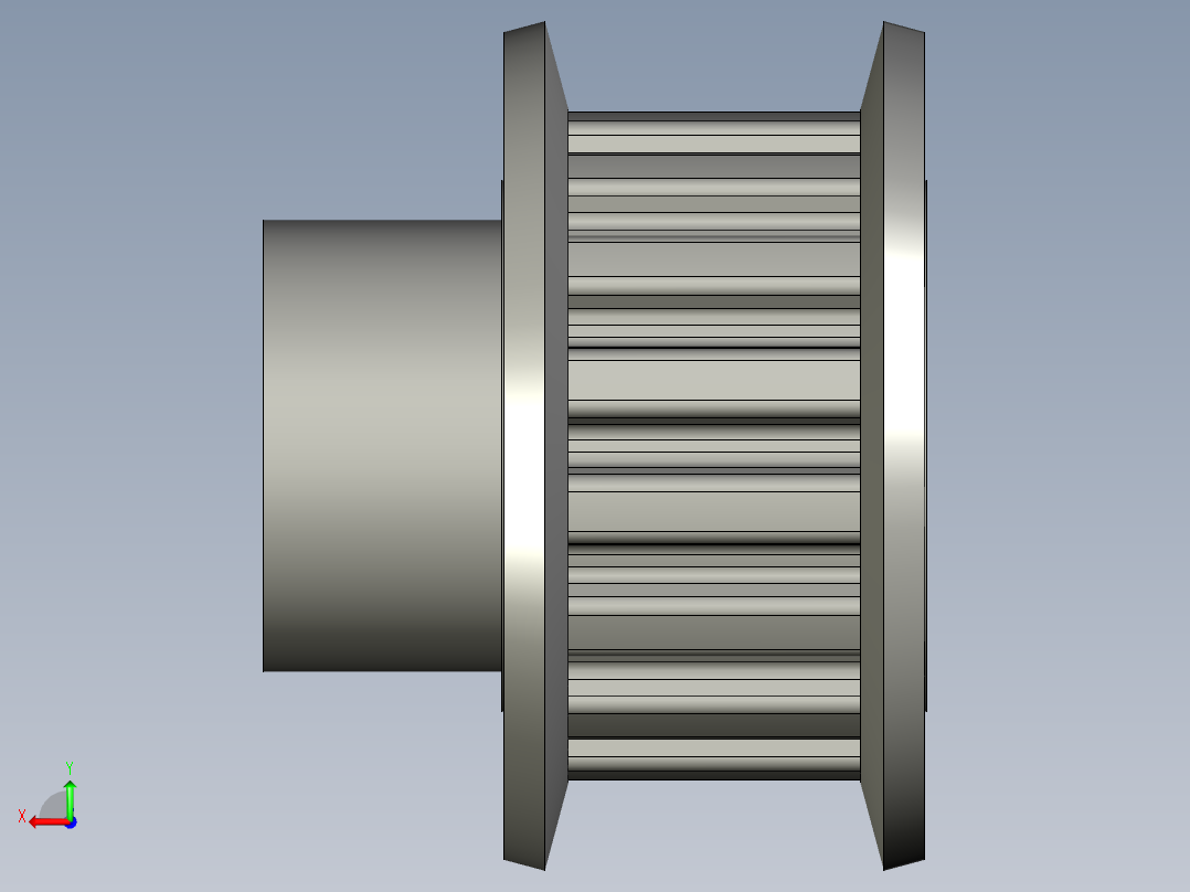 _KTP16XL037-B-H127_b-同步带轮-MISUMI-下料滑道-R20后视图