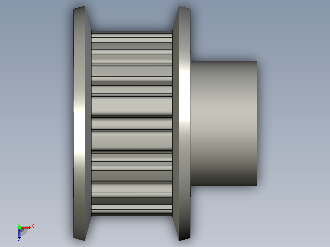 _KTP16XL037-B-H127_b-同步带轮-MISUMI-下料滑道-R20俯视图
