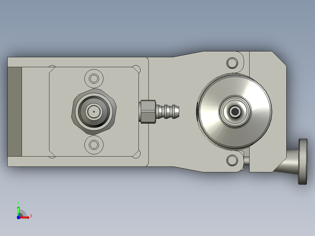 精密涂胶阀前视图