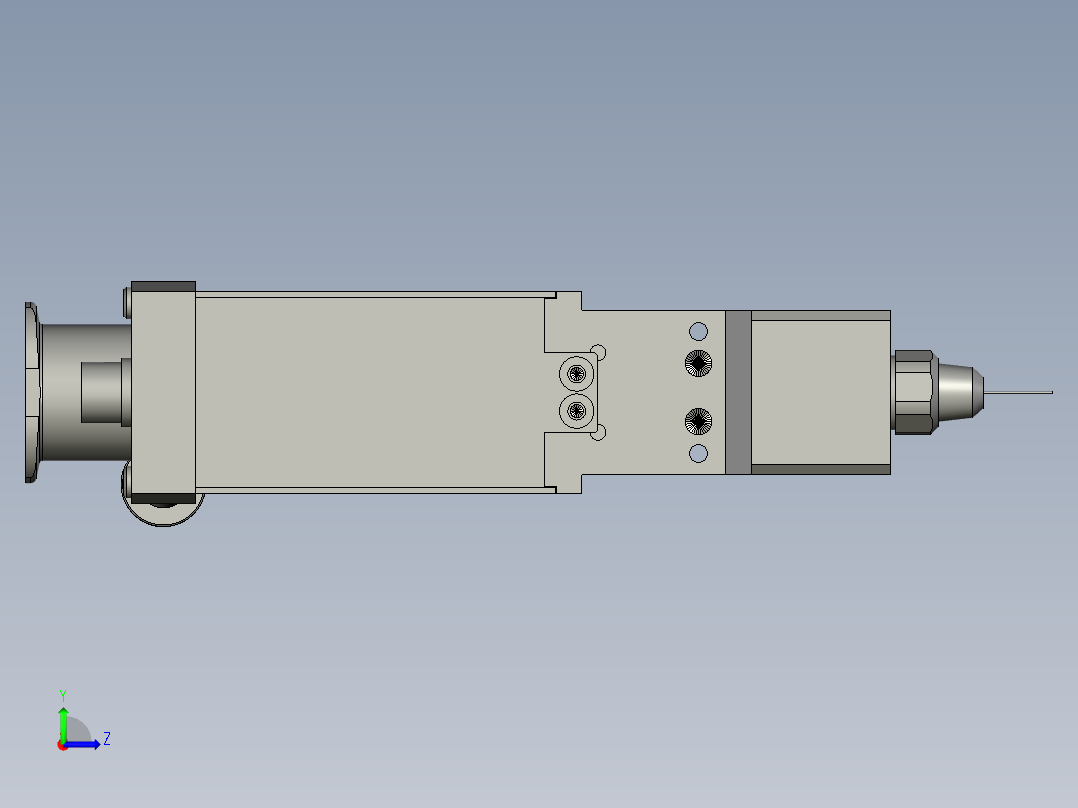 精密涂胶阀左视图
