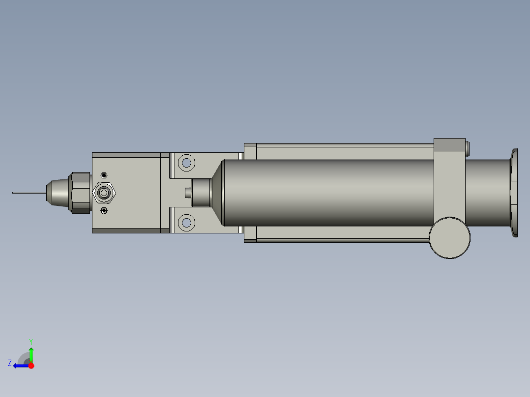 精密涂胶阀右视图