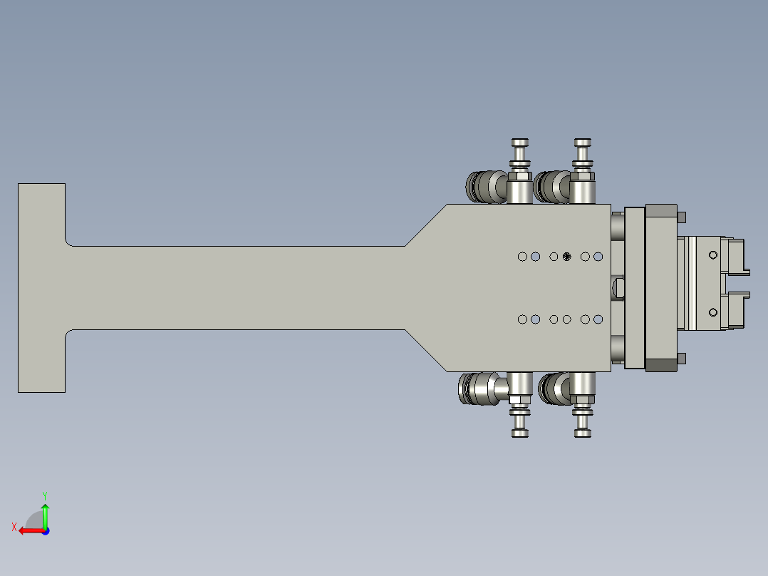 压料机构-X2后视图