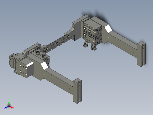 压料机构-X2正等轴测缩略图
