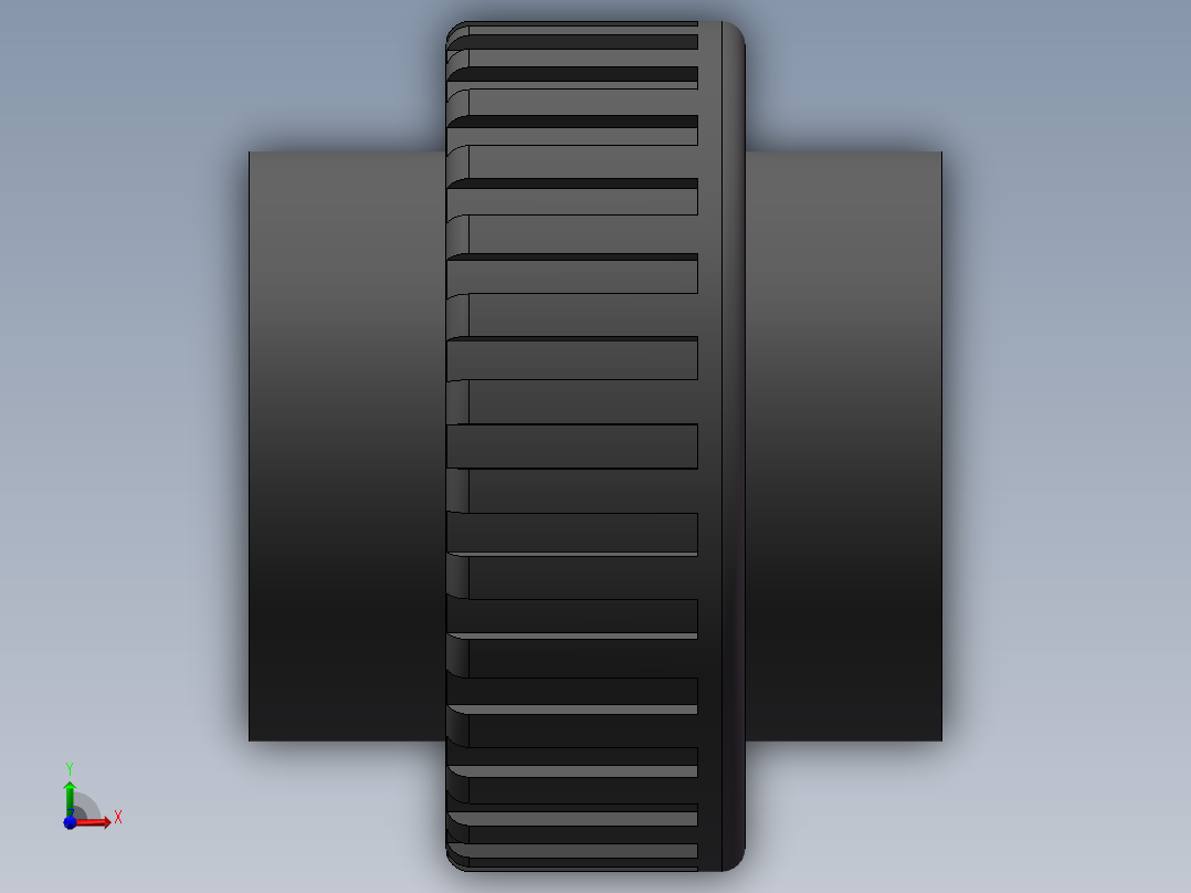 UNION_DN50_PN10_UPVC前视图