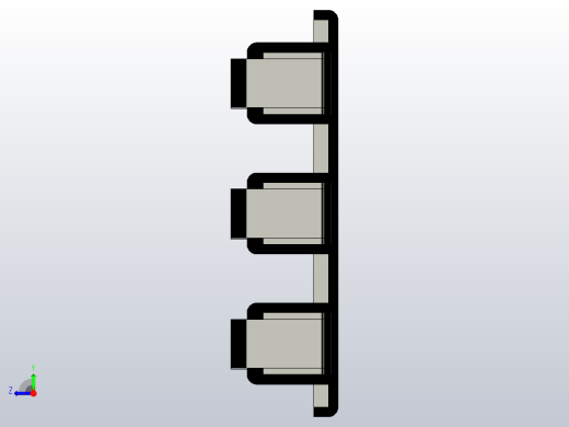 8针杜邦连接器盒右视缩略图