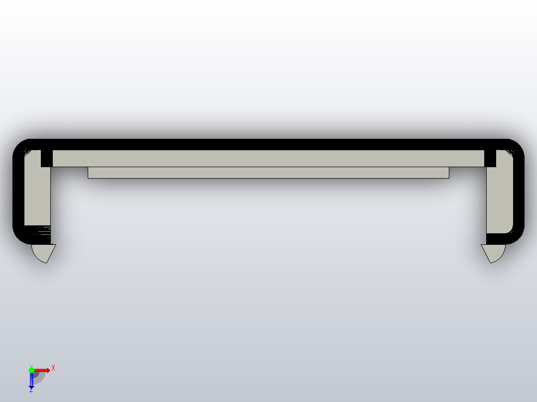 8针杜邦连接器盒俯视图