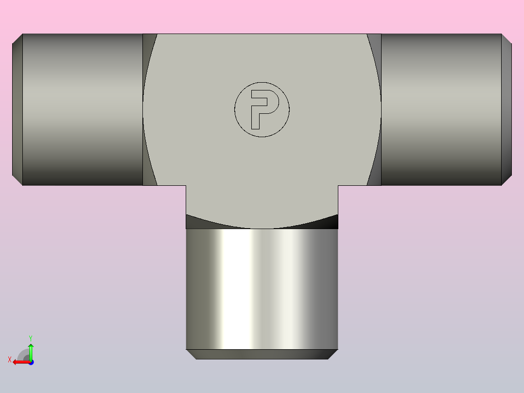 EO接头三通T06SCFX.igs后视图