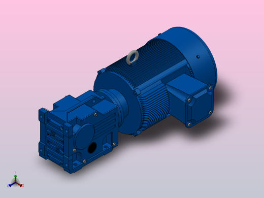 K37底脚轴伸式安装螺旋锥齿轮减速机K37-Y3-4P-7.96-M1-0°-B