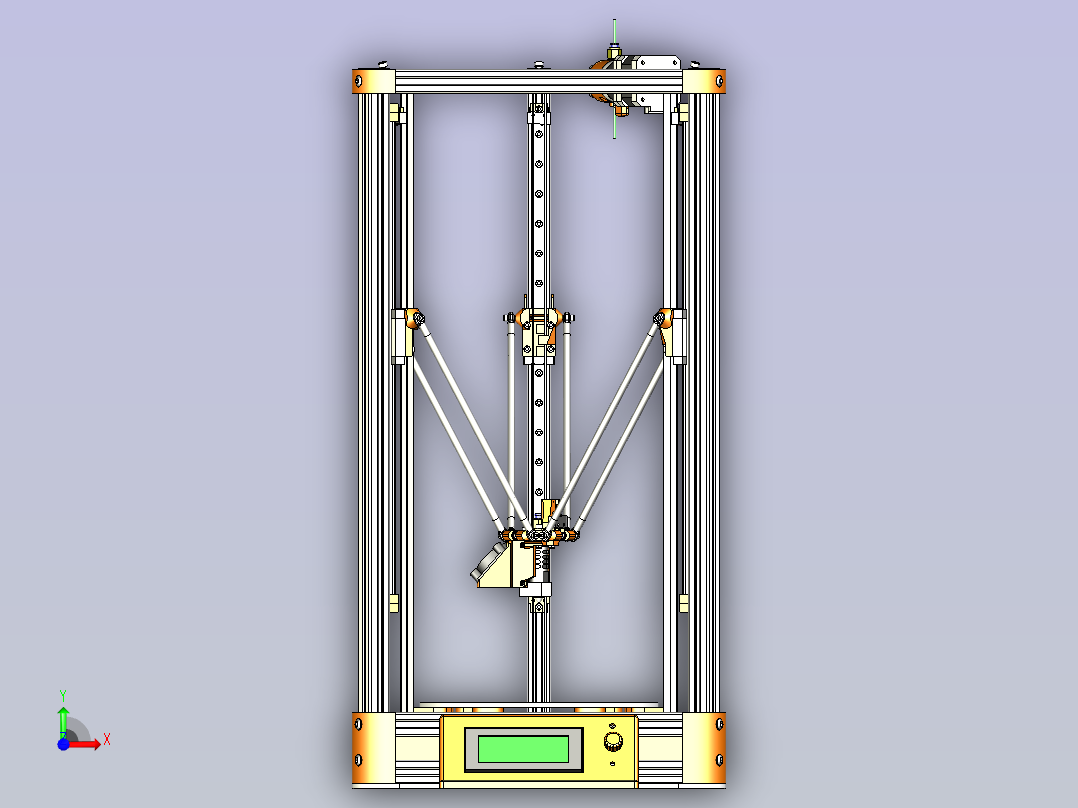 柯塞尔3D打印机前视图