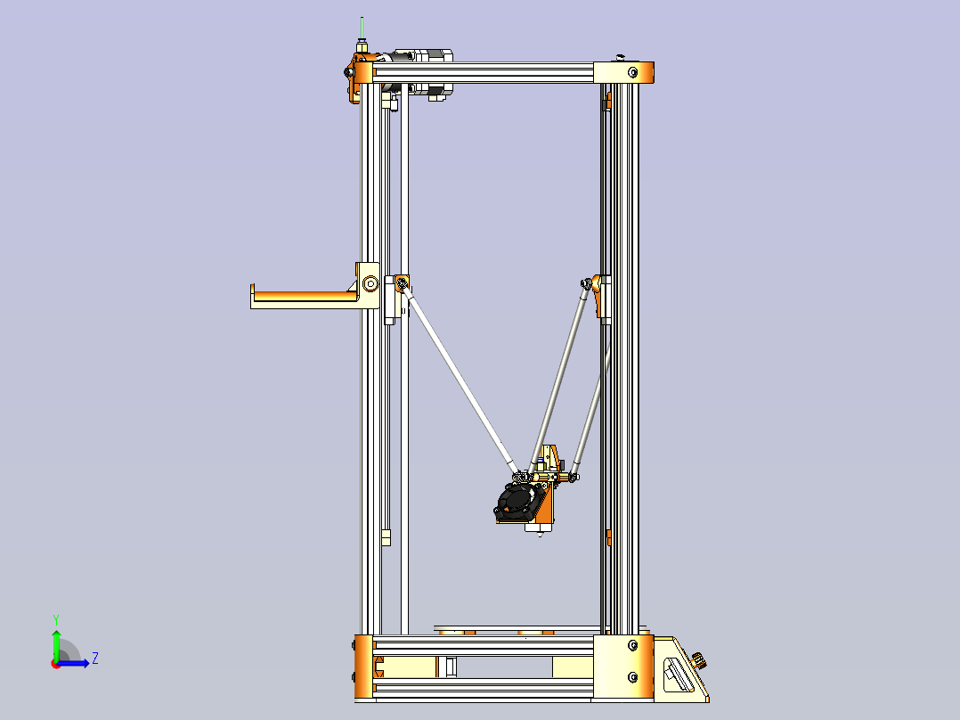 柯塞尔3D打印机左视图