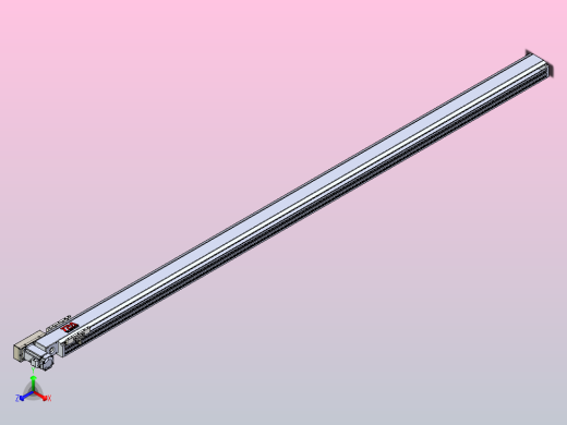 皮带直线轴半封闭可选导轨TPA-HNB-120D-110-L2550-ML-Y-P40-N3