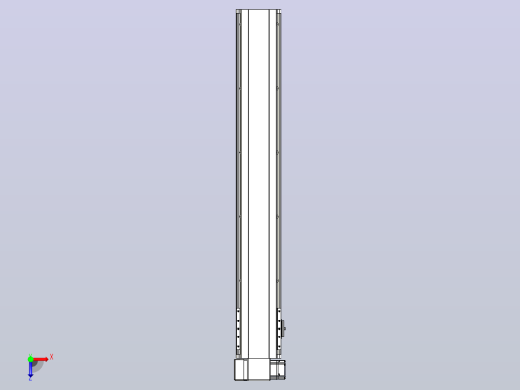 皮带直线轴半封闭可选导轨TPA-HNB-140D-120-L850-LP-C-P40-N3俯视缩略图
