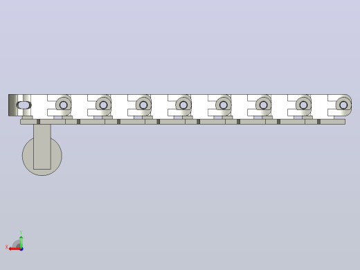 YHTL103X46R-AZ8-C1 103宽滚轮楔链后视缩略图