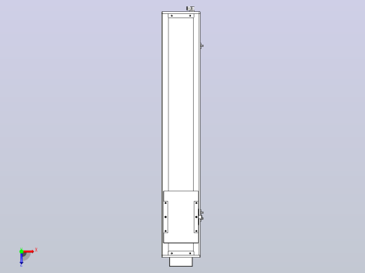 无尘螺杆滑台KCH17-BM（750W）KCH17-750-BM-750W-C4俯视缩略图