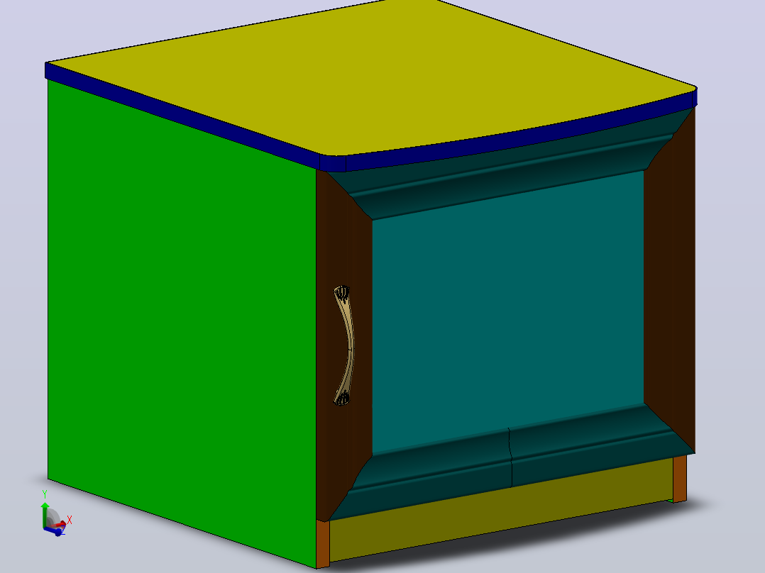 柜子主视图