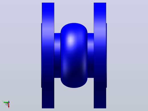 H41X消声止回阀[H41X消声止回阀1DN50]左视缩略图
