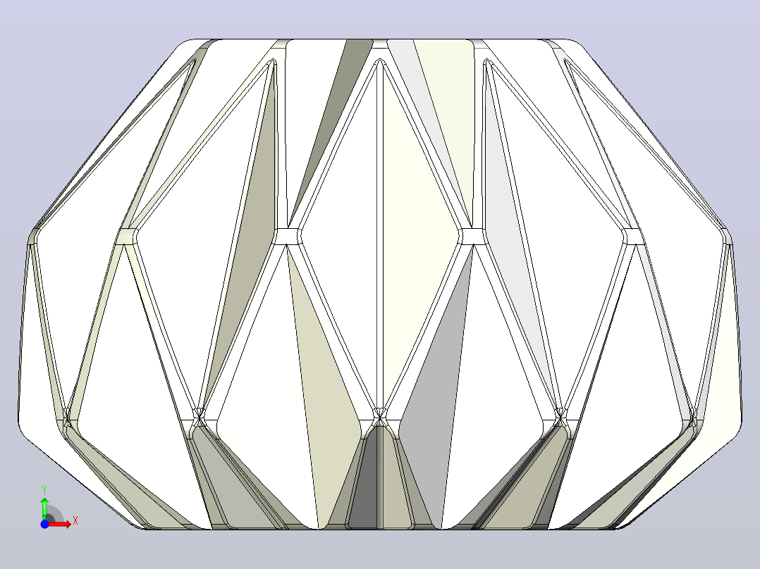 复杂3D建模前视图