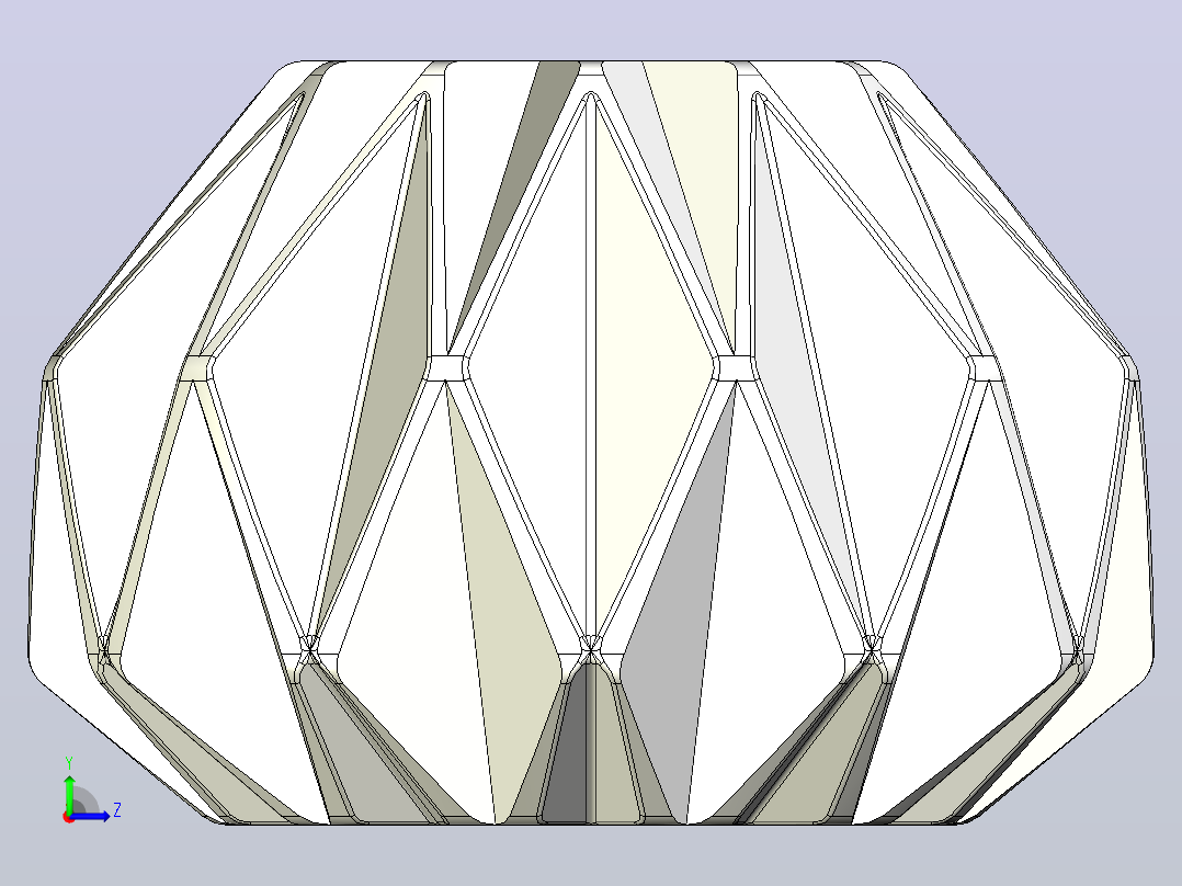 复杂3D建模左视图