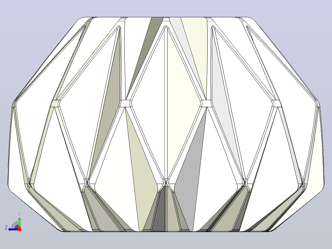 复杂3D建模右视图