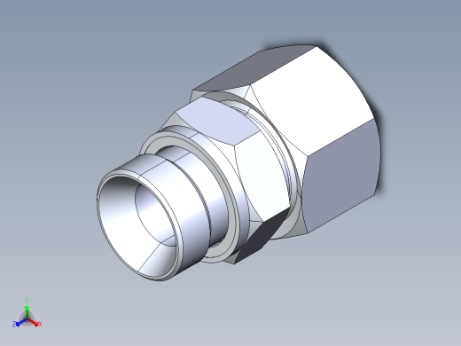 1CM-WD 1CM-WD 公制螺纹胶垫密封柱端[1DM-30-27WD-RN]正等轴测缩略图