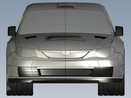 27-斯巴鲁 impreza wrx SolidWorks stp左视缩略图