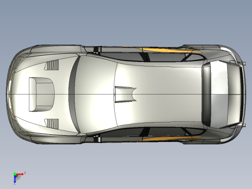 27-斯巴鲁 impreza wrx SolidWorks stp俯视缩略图