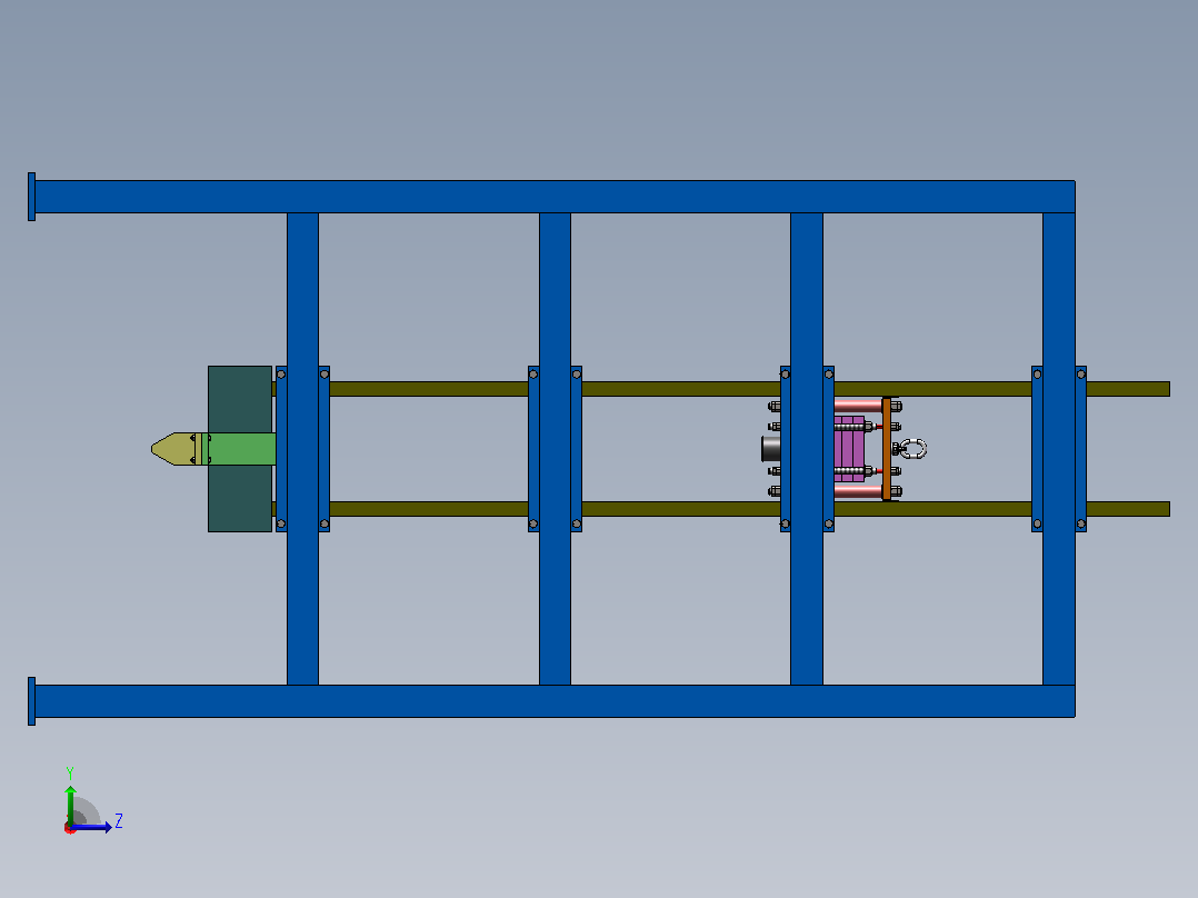 落锤冲击试验机-5（SW+CAD+说明书）左视图