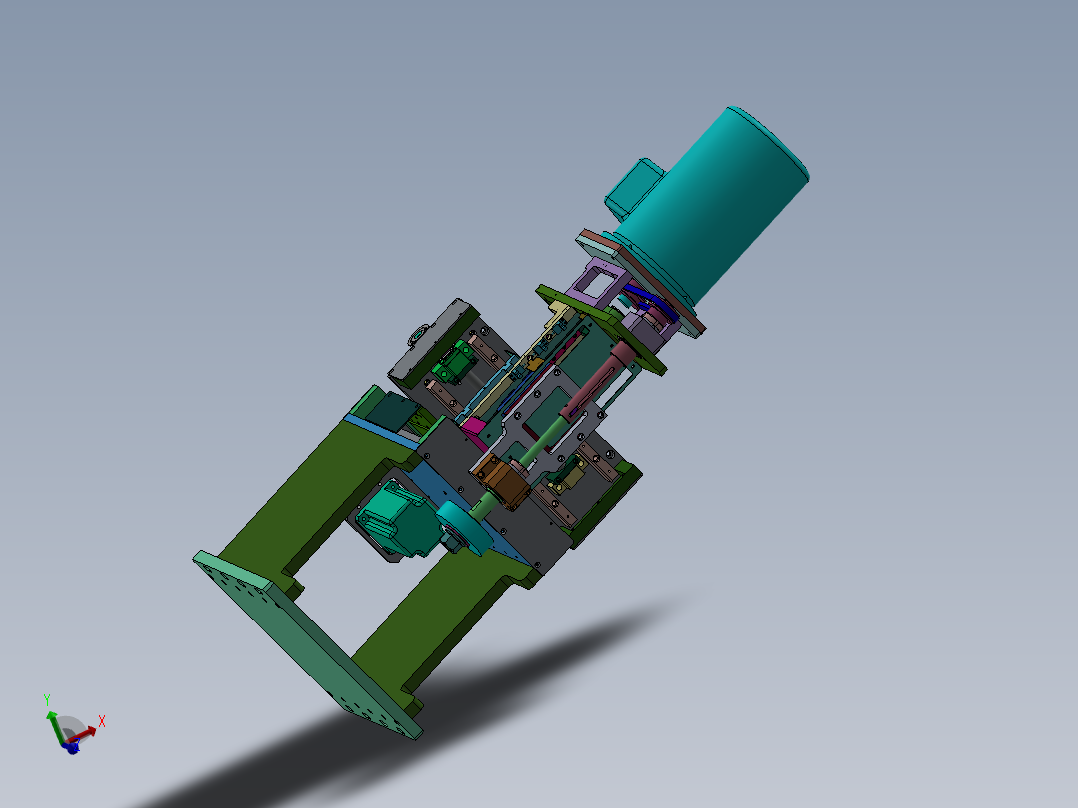 五轴非标自动化机构传动装置sw18