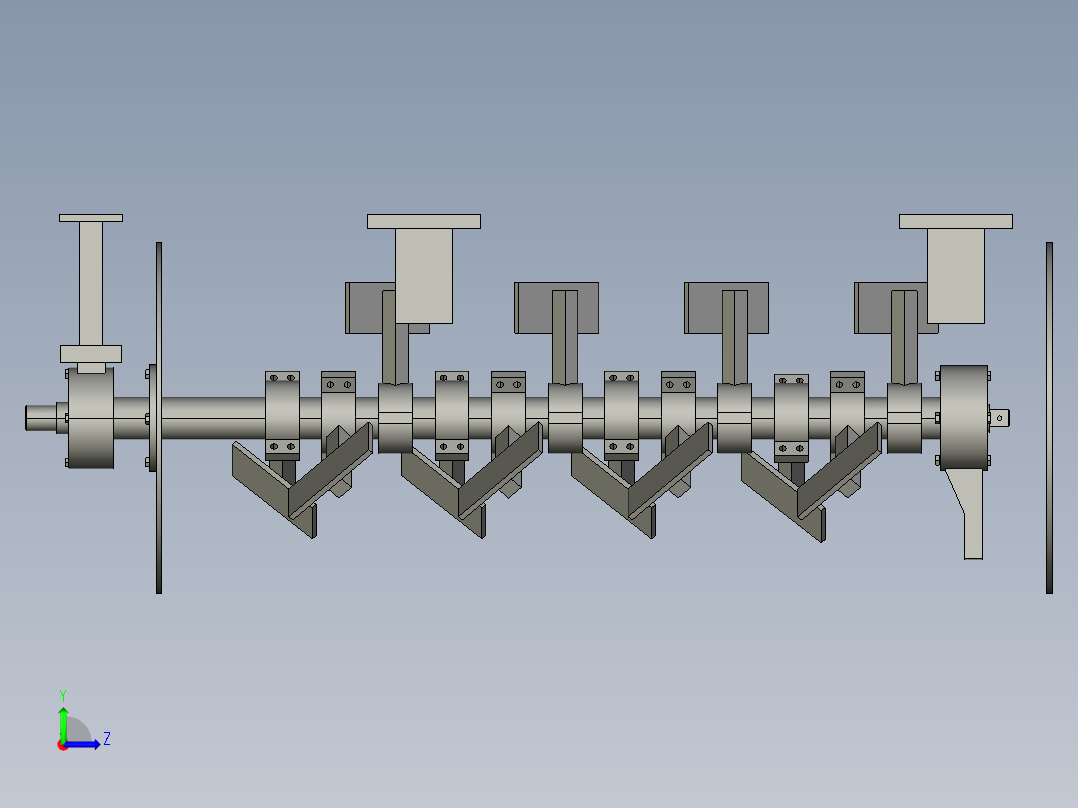煤矿湿喷砂浆搅拌机组设计（cad+pro+说明书）左视图