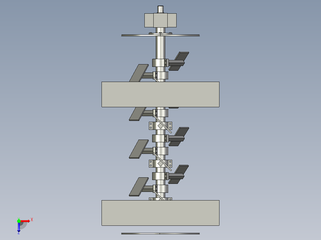 煤矿湿喷砂浆搅拌机组设计（cad+pro+说明书）俯视图