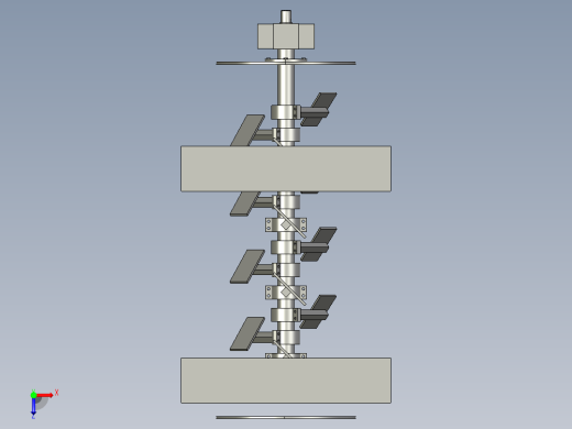 煤矿湿喷砂浆搅拌机组设计（cad+pro+说明书）俯视缩略图