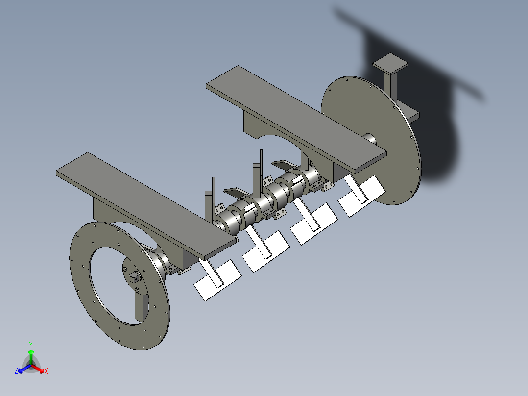 煤矿湿喷砂浆搅拌机组设计（cad+pro+说明书）正等轴测图