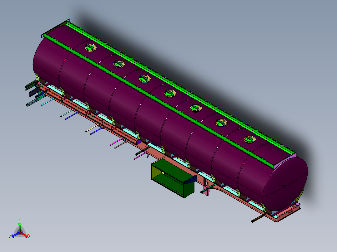 轻量化铝合金油罐运油车