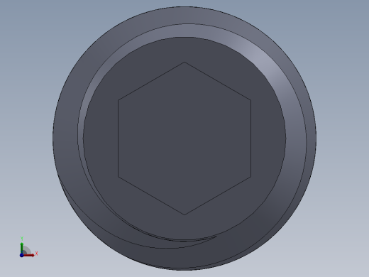 UNC 平头紧定螺钉-UNC SET SCREW 0.3125 x0.750.SLDPRT前视缩略图