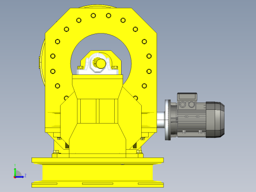 单轴变位机左视缩略图