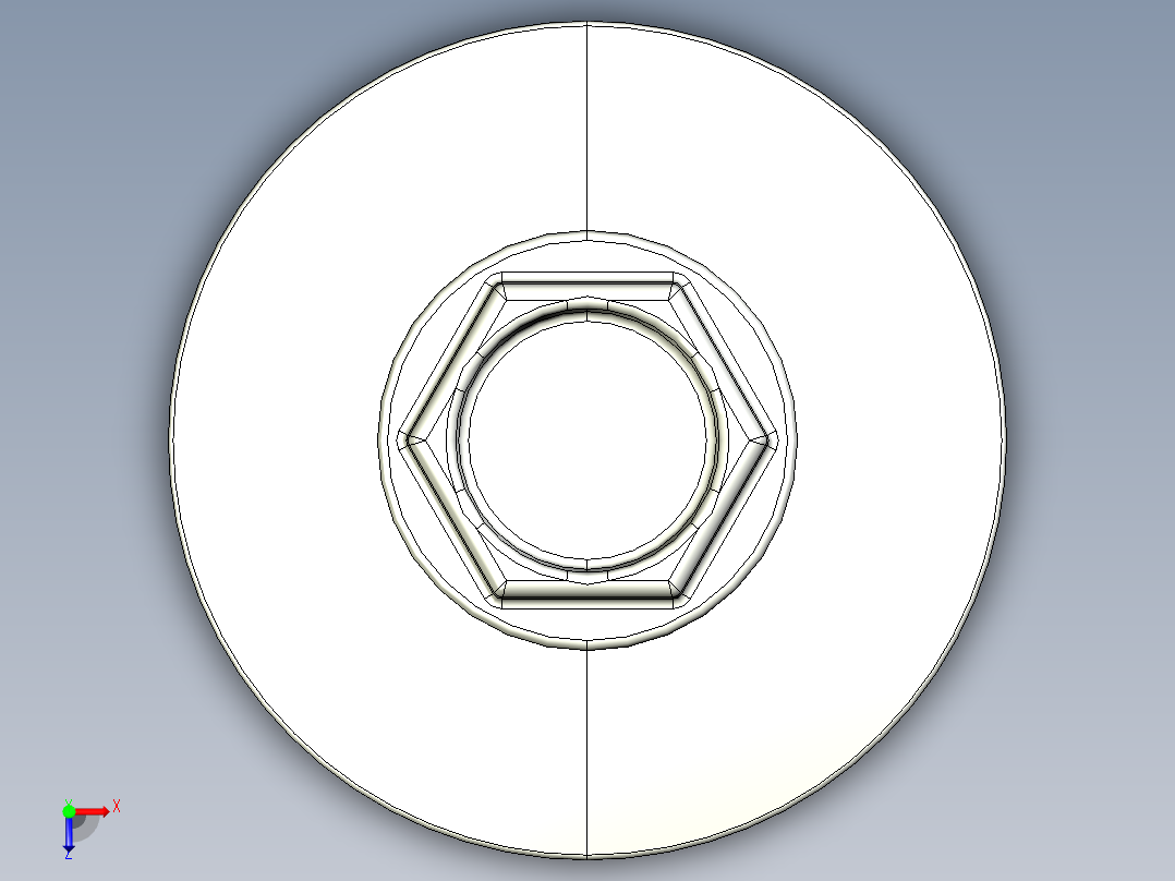 紧固件-STEP Drill-Tip Stucco Screw 0.2500俯视图