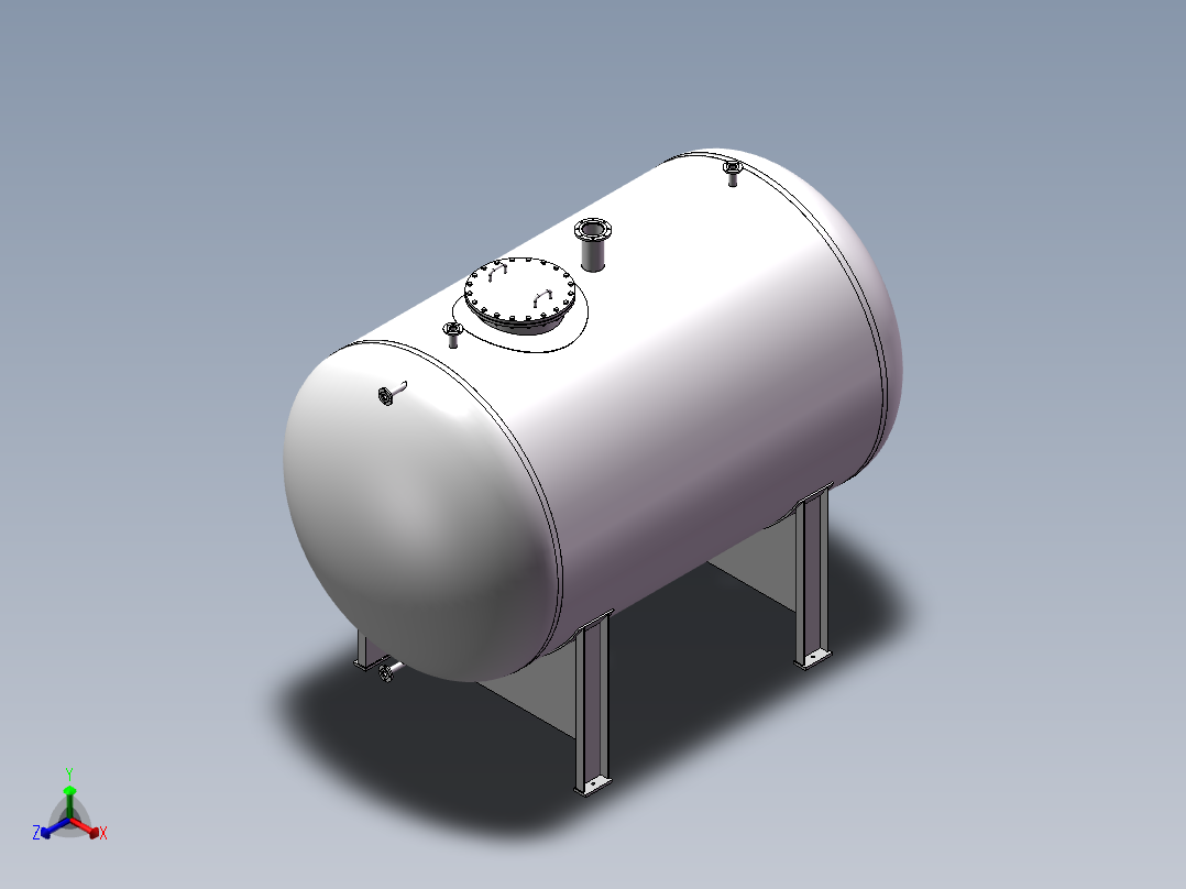 双氧水储罐（22m3）正等轴测图