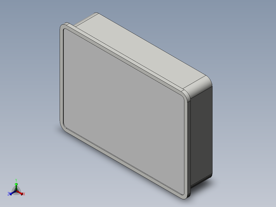 触摸屏1正等轴测图