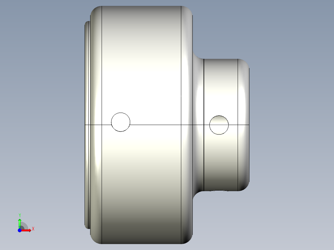 手輪(安裝重力指示器用)DRK-3D多系列多零件图纸模型前视图
