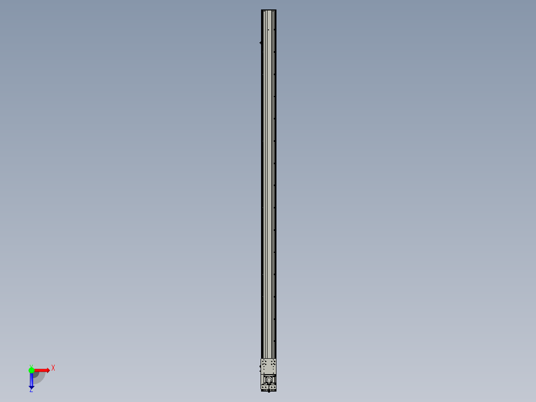 东锦齿条传动DH136G-S3100-BU-减速机+P400W俯视图