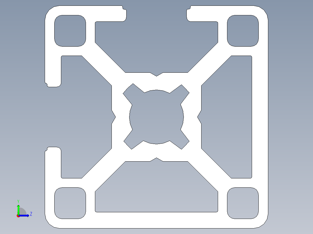 型材-BR 30X30 2NVS KJN992398.STEP左视图